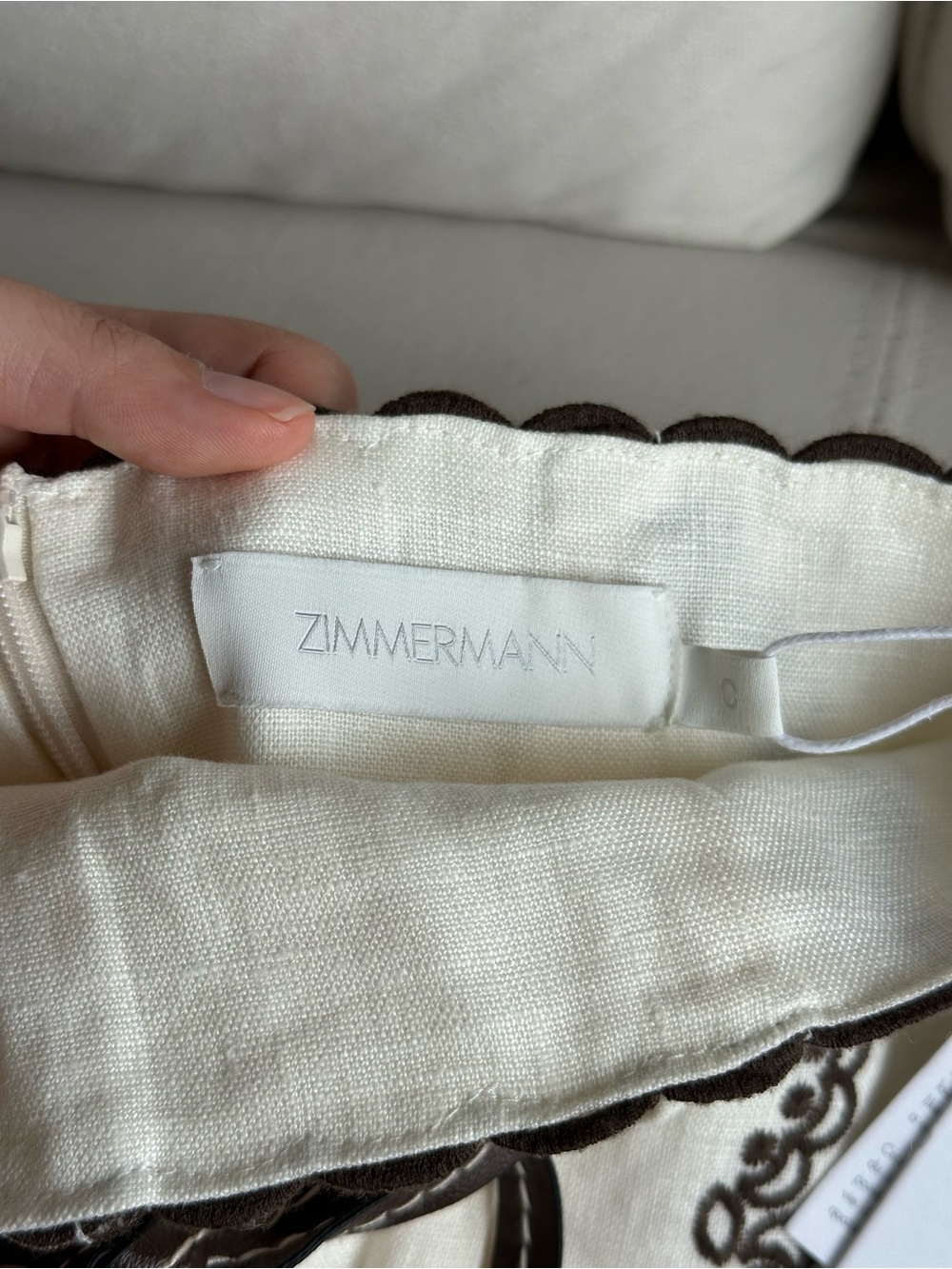 ZIMMERMANN Ascension embroidered short - Picture 8 of 14